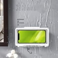 thumbnail image 3 of Easy Install Transparent Shower Phone Holder Case For Kitchen Bathroom, 3 of 9