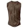 thumbnail image 3 of Mens Summer Surf Beach Tank Top Large Size Casual Breathable Sleeveless Top Loose Print Tank Top Man ShirtXL, 3 of 3