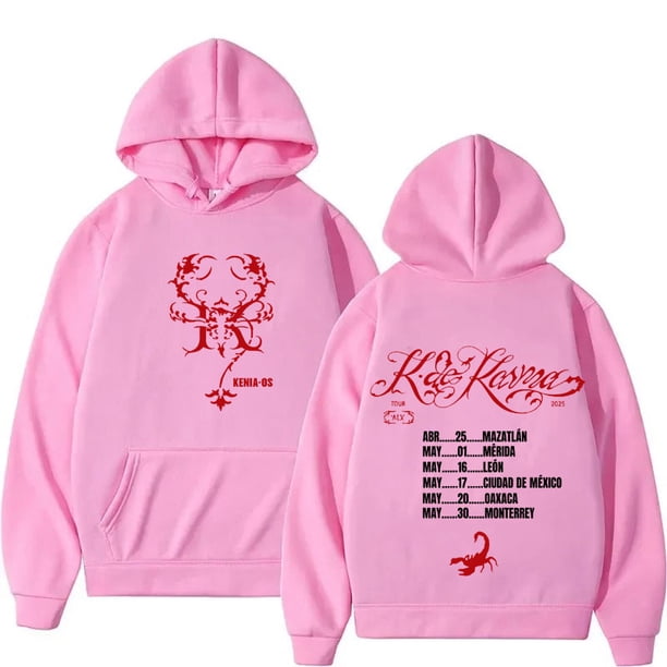 Cantante Kenia Os 2026 álbum música Fans sudaderas con capucha hombres mujeres Casual sudaderas Hip Hop jerseys de gran tamaño adolescentes ropa Unisex