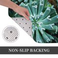 thumbnail image 6 of Gukieu Teal Cactus Print Dust-proof Floor Mats, Water-absorbent and Non-slip Flannel Door Mats 16x24in, Home Decoration Suitable for Kitchen, Bathroom, Garage, 6 of 7