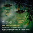 thumbnail image 4 of 2 uds farolillo Solar para exteriores luces colgantes en espiral Led, farolillos de arte del hierro lámpara decorativa para exteriores, jardín, Patio kaili Sencillez, 4 of 5
