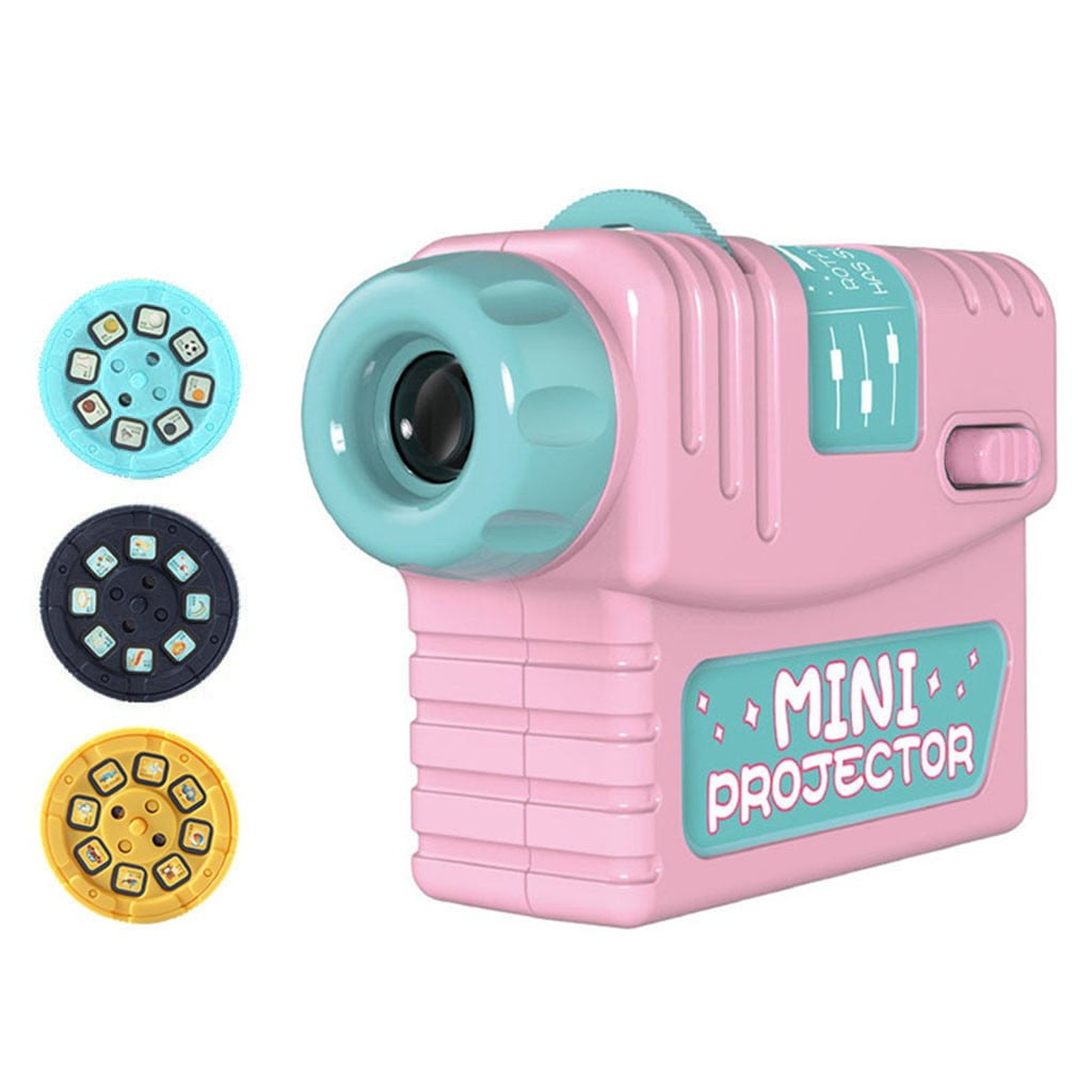 Miraculous Toys Kids Slide Projector Children Bedtime Story Tell Flash