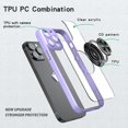 thumbnail image 4 of Transparent Armor Design Iphone 14 Pro Case With 360-degree Rotating Ring Holder, Waterproof, Scratch-resistant, Non-slip, Shockproof, 4 of 5