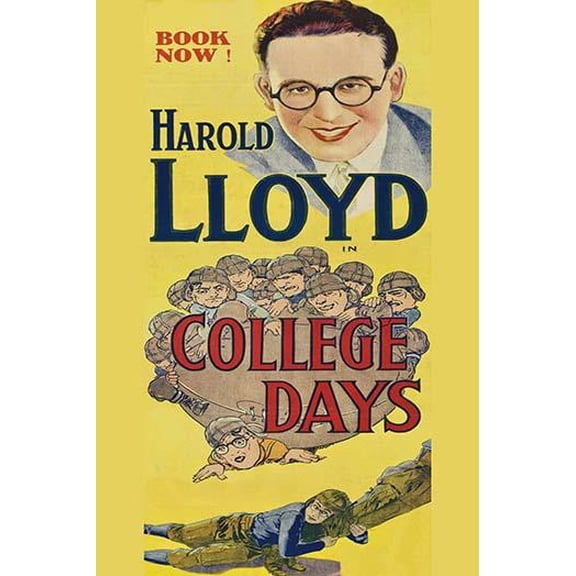 College Days - Football-Fine art canvas print (20" x 30")