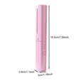 thumbnail image 2 of Mini Cordless Hair Straightener, 2 In 2 Rechargeable Hair Straightener Brush And Curler, Portable Travel Straightener Styling Comb (pink) Banmo, 2 of 5