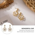 thumbnail image 3 of ADDHAT 1Par Aretes Largos De En Aleación Para Uso En Fiesta Y, 3 of 8