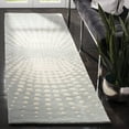 thumbnail image 3 of SAFAVIEH Soho David Polka Dots Wool Area Rug, Blue/Ivory, 6' x 6' Round, 3 of 9
