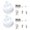 White, variant on Boat Floor Cover Lock Hardware, Keyed Flush Deck Panel Set Use