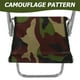 thumbnail image 3 of Silla plegable portátil de gran tamaño para pesca, práctica silla de camping para pesca al aire libre (camuflaje), 3 of 7