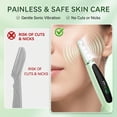 thumbnail image 5 of Sonic Dermaplane Razor for Women, Sonic Exfoliation & Peach Fuzz Removal, 12 Replacement Blades, 3 Adjustable Speeds, 5 of 5