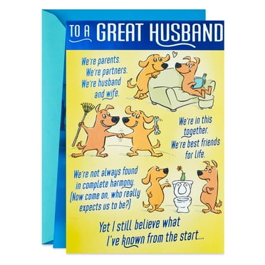 Hallmark Fathers Day Card for Husband from Wife (Best Friends for Life)