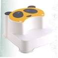 thumbnail image 3 of FUTUREORYY 1Pack Kids Step Stool Double Layer Plastic for Kitchen Use Yellow, 3 of 8