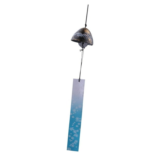 Campana de viento japonesa de Furin, Campana de hierro japonesa, Campana del templo de hierro, Campanas de viento, Campanilla de viento japonesa, Campanas de viento de campana de templo