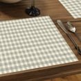 thumbnail image 4 of CounterArt "Fall Gingham" 24-Sheet Reusable Premium Paper Placemats, 4 of 6