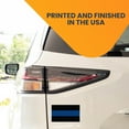 thumbnail image 7 of Magnet Me Up Thin Blue Line Vinyl Automotive Magnet,3x5 in, Black and Blue, 4Pk, 7 of 7