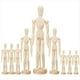 thumbnail image 1 of 9 Piezas Modelo de Maniquí de Artista Maniquí de Madera Dibujo Modelo de Figura Móvil con Soporte Maniquí Articulado Flexible, 1 of 5