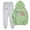 Green, variant on Auroural Girls Sweatshirts and Sweatpants Children's Long Sleeved Hooded Top Medium And Large Children's Pants Casual And Comfortable Two-piece Set Army Green 7 Years