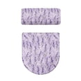 thumbnail image 5 of HELLHERO Lavender Bathroom Toilet Lid Cover Set Elastic Bottom Toilet Seat Cover Replacement & 2 Pieces Adjustable Soft, 5 of 8
