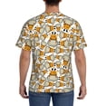 thumbnail image 3 of Qekee Giraffes Head Classic Fit T-Shirt Men's Shirt Men's Tight Short Sleeves for Exercise, Running, Mountaineering - Giraffes Head, 3 of 9