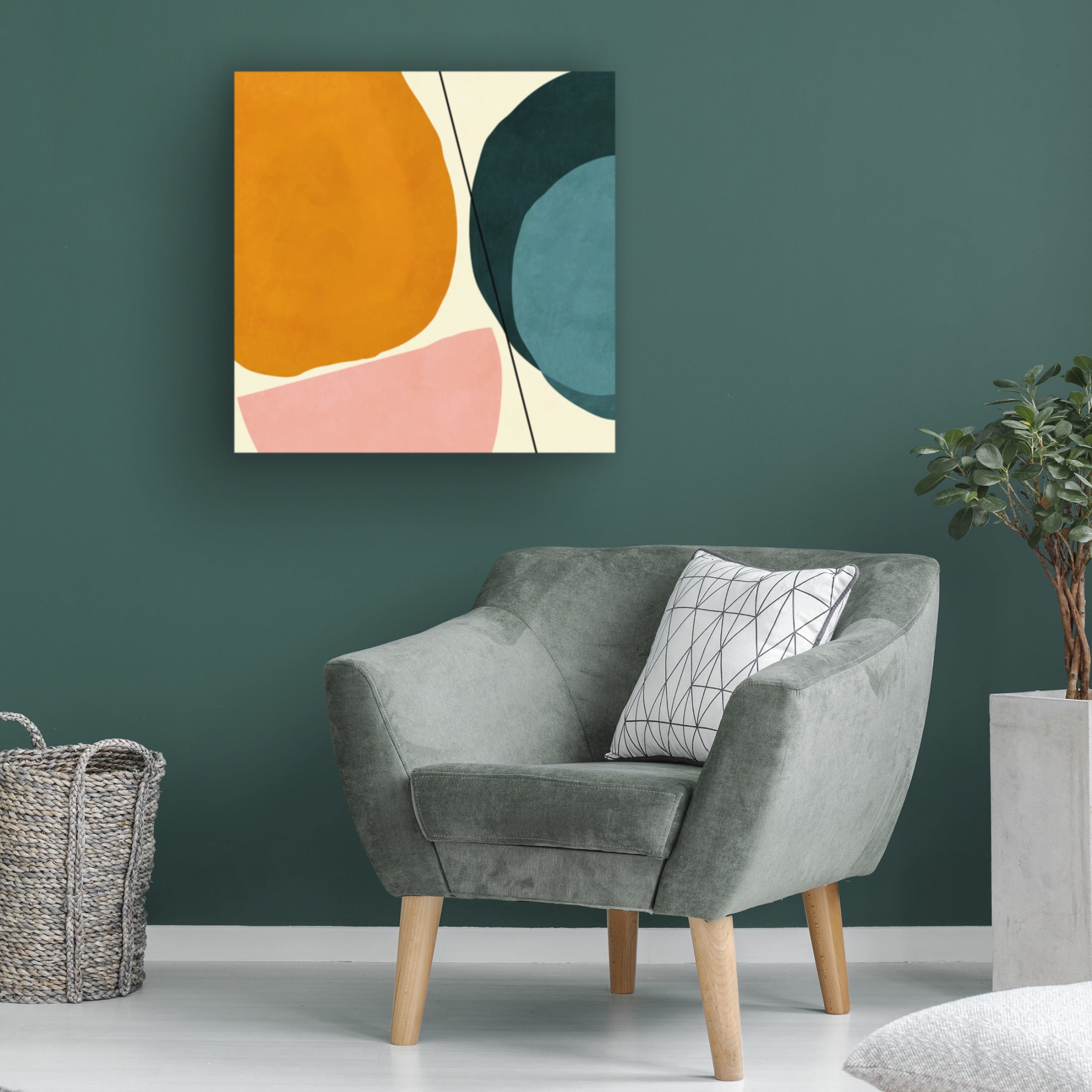 Trademark Fine Art Ana Rut Bre Mid Painted1 Canvas Wall Art