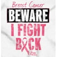 thumbnail image 2 of Beware Fight Back Breast Cancer Pink Women Plus Size Graphic Pullover Hoodie Brisco Brands 4X, 2 of 4