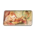 thumbnail image 1 of Christmas Holiday Retro Antique Dear Santa Letters Metal Rectangle Lapel Hat Pin Tie Tack Pinback, 1 of 4