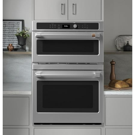 Café - 30" Built-In Electric Convection Wall Oven with Built-in Microwave and Advantium Technology, Customizable - Stainless Steel
