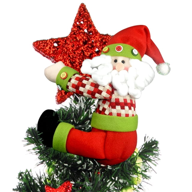Decoración para árbol de Navidad Hongsome Papá Noel 33 cm x 27 cm