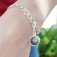 thumbnail image 3 of I'm A Cinnamon Roll Kawaii Silver Plated Bracelet with Antiqued Charm, 3 of 4