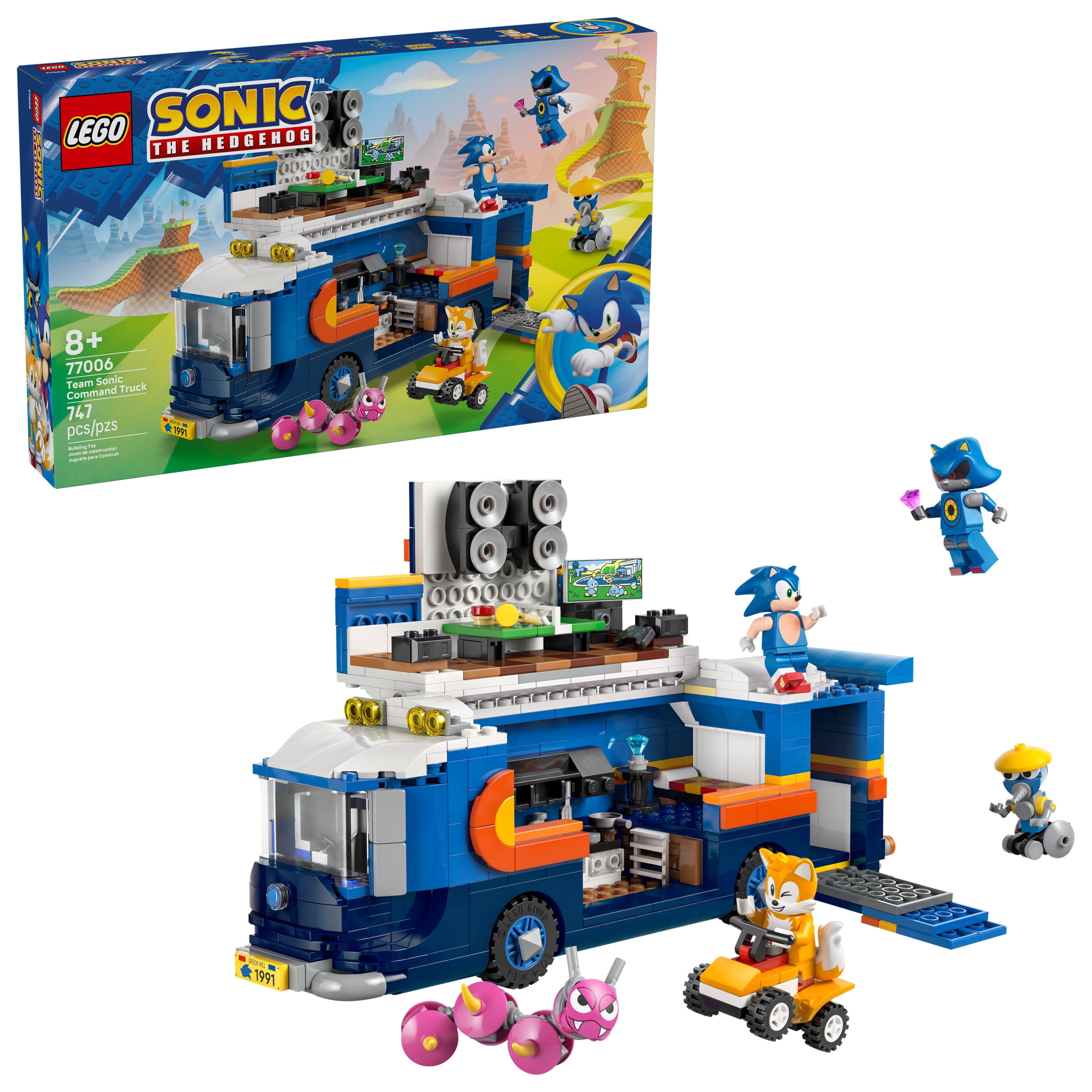 LEGO Sonic the Hedgehog Tails' Workshop and Tornado Plane Building