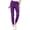 Eggplant, variant on Medichic Mini Marilyn Leah Elastic Waist Cargo Jogger Scrub Pants