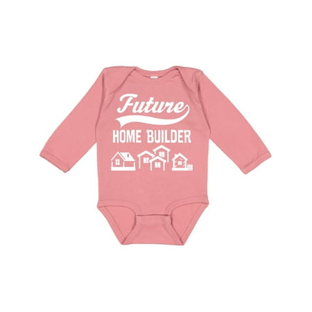 

Inktastic Future Home Builder Contractor Boys or Girls Long Sleeve Baby Bodysuit