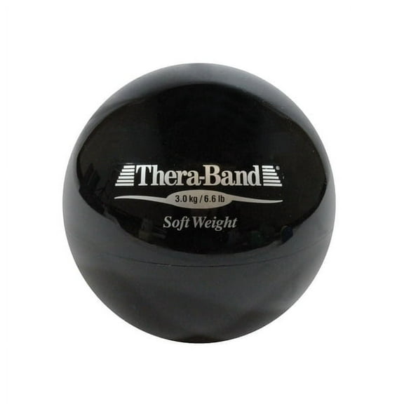 THERABAND Soft Weights Weight: Black/ 6.6 lb