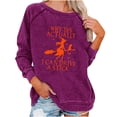 thumbnail image 2 of Meichang Chandails en Molleton pour Femmes Sans Capuche Manches Longues Col Rond Pull Confortable Mignon Graphique Automne Chandails en Molleton Légers Raglan, 2 of 4