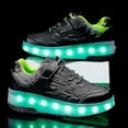 thumbnail image 3 of Childrens Sneakers Double-wheeled Shoes Led Light Shoes Q7-yky, 3 of 4