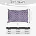 thumbnail image 4 of Gukieu Anchors Print Plush Pillow Cover, Hidden Zipper Pillow Protector without Pillow Core, Suitable for Bedroom, Office, Car Decoration-16"x24", 4 of 6