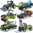 thumbnail image 2 of Juego de bloques de construcción de carretilla elevadora para niños, juguete de ladrillos para armar camión Tractor cosechadora agrícola, Serie Técnica, DIY, 2023, 2 of 4