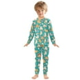 thumbnail image 3 of joogoo Cute Cats Cartoon Pajamas Set Long Sleeve Soft Cotton Sleepwear 2 Piece 24M, 3 of 7