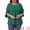 Dark Green, variant on DARING DIVA Women's Plus Petal Sleeve Swiss Dots Blouse T-Shirt Tops 1X Black