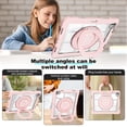 thumbnail image 4 of XYX Shockproof Tablet Case for iPad Pro 13 inch M4 2024 (7th Gen) with 360 Rotating Stand, Slim Lightweight with Pencil Holder, Pink, 4 of 5