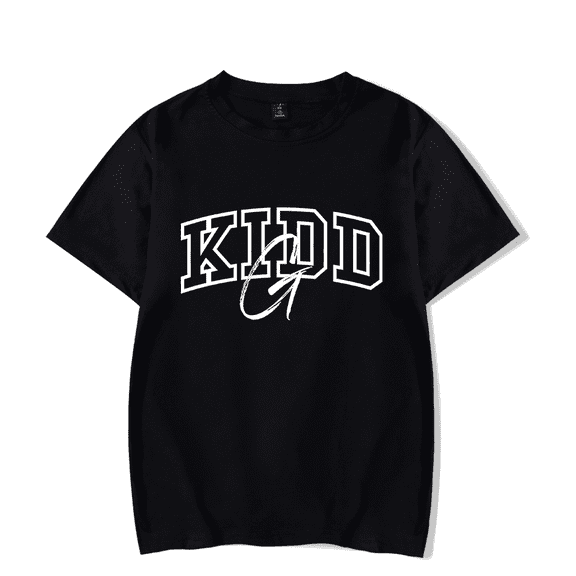 Singer Kidd G Merch Classic Logo T-Shirts Casual Short Sleeve T Shirts For Men Women Fans Rapper Unisex Summer Top Tees