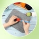 thumbnail image 4 of Almohadilla de fieltro con aguja, esponja gris, 20 x 25 cm, ideal para cualquier material de fieltro de lana., 4 of 5