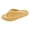 Yellow, variant on OOOUM Thick Platform Eva Flip Flops Textured Thong Slip On Sandals Soft Cushioned Summer Beach Indoor Outdoor Shoes Orange US:10.5