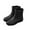 Black, variant on XIMIN Mens Rain Boots Ankle Slip On Non-Slip Rubber Waterproof Rain Boot Waterproof Ankle Water Boots for Men Garden Boots Rain Shoes (40, Black)