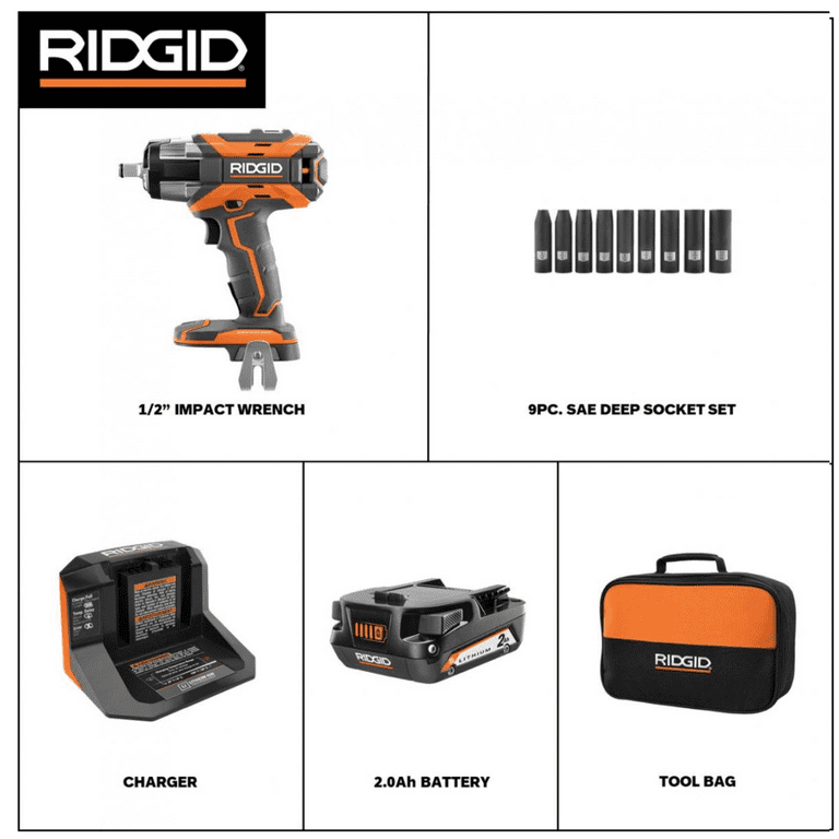 Ridgid socket wrench outlet