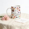 thumbnail image 5 of Cheapark Mom Handprint Flower Mug Ceramic Cup For Mother's Day Gift Daily Drinkware Decor Gift, 5 of 7