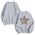 thumbnail image 2 of JUSLIO Crewneck Sweatshirts for Women Hoodless Leopard Print Hoodies Long Sleeve Casual Comfortable Everyday Sweatshirts, 2 of 4