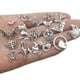 thumbnail image 3 of Conjunto de 100 Unidades de Accesorios Plateados para Crear Manualidades 2 piezas, 3 of 8