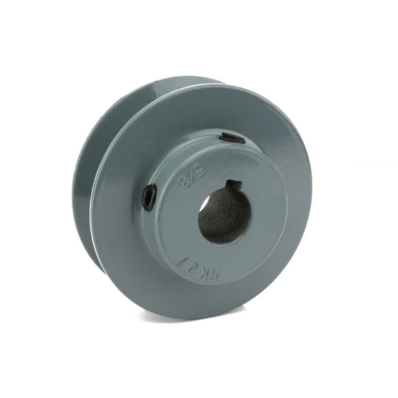 Masterdrive Cast Iron 2.75" Single Groove Pulley V Style B Belt 5L for 5/8" Keyed Shaft BK27-5/8