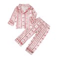 thumbnail image 1 of Gubotare Pyjama de Nuit pour Filles Pyjamas pour Filles - Pyjamas Doux pour Enfants - Pyjamas Assortis à Manches Longues pour Tout-Petits Filles (Rouge, 4-5 Ans), 1 of 4